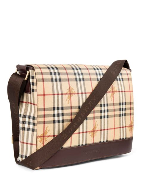 burberry vintage haymarket check messenger bag|Burberry Haymarket Check Messenger Bag .